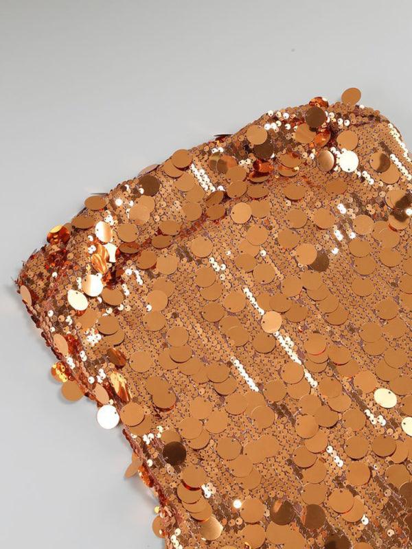 Mini Jurk met Sprankelende Pailletten - Mini Dresses - Jurkjes.co