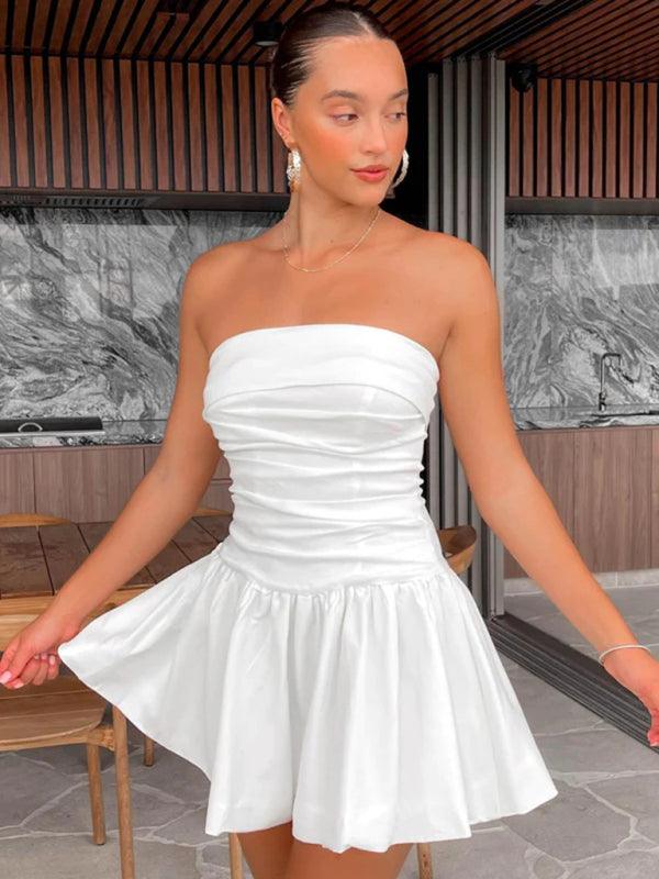 Mini Jurk met Strapless Design - Mini Dresses - Jurkjes.co