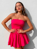 Mini Jurk met Strapless Design - Mini Dresses - Jurkjes.co