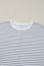 Mini Jurk met Streepdesign - T Shirt Dresses - Jurkjes.co