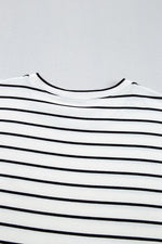 Mini Jurk met Strepen en Ruffles - Mini Dresses - Jurkjes.co