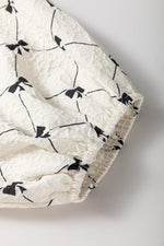 Mini Jurk met Strikpatroon en Puff Mouwen - Mini Dresses - Jurkjes.co