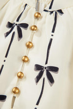 Mini Jurk met Strikpatroon - Mini Dresses - Jurkjes.co