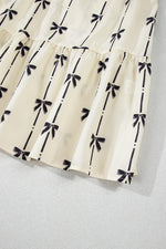 Mini Jurk met Strikpatroon - Mini Dresses - Jurkjes.co