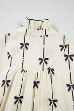 Mini Jurk met Strikpatroon - Mini Dresses - Jurkjes.co