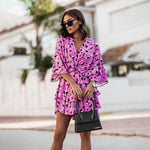 Mini-jurk met Tropische Print - Women Summer Dress - Jurkjes.co