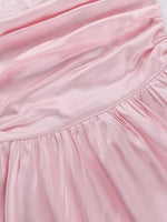 Mini Jurk met Tube Top en Effen Kleur - Mini Dresses - Jurkjes.co