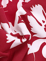 Mini Jurk met V-hals en Bloemenprint - Group3 - Jurkjes.co