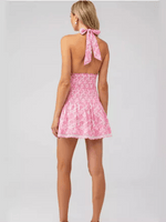 Mini Jurk met V-hals en Bloemenprint - Mini Dresses - Jurkjes.co