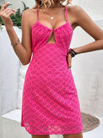 Mini Jurk met V-hals en Bloemenprint - Mini Dresses - Jurkjes.co