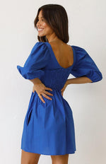 Mini Jurk met V-hals en Luchtige Mouwen - Mini Dresses - Jurkjes.co