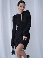 Mini Jurk met V-hals en Plooirok - Group4 - Jurkjes.co