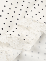 Mini Jurk met V-hals en Polkadot - Group13 - Jurkjes.co