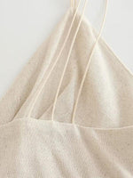 Mini Jurk met V-hals en Rimpel Taille - Mini Dresses - Jurkjes.co