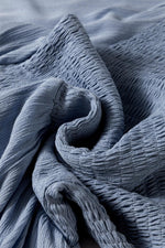 Mini Jurk met V-hals en Rimpelwerk - Mini Dresses - Jurkjes.co