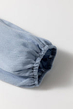 Mini Jurk met V-hals en Rimpelwerk - Mini Dresses - Jurkjes.co