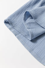 Mini Jurk met V-hals en Rimpelwerk - Mini Dresses - Jurkjes.co