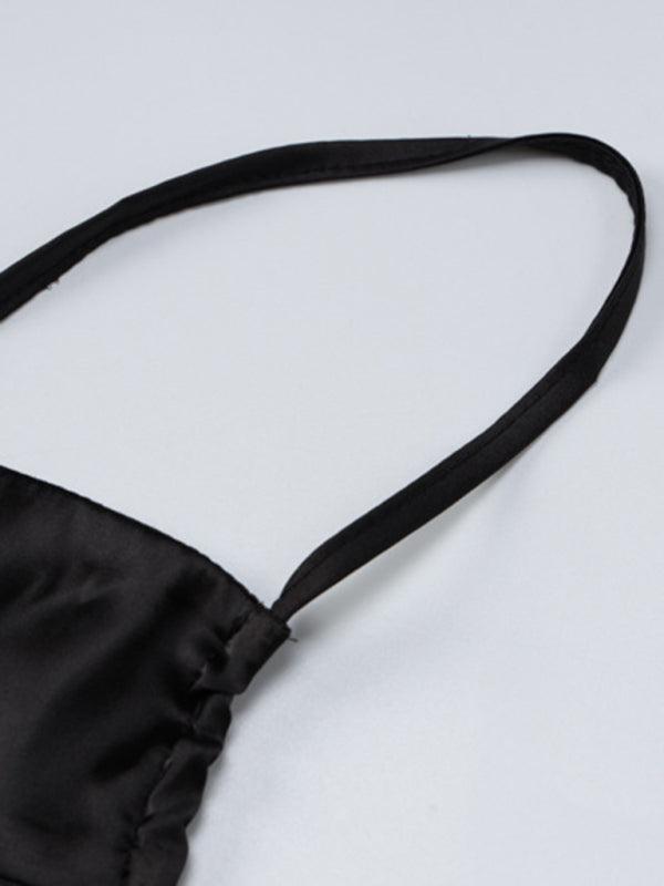 Mini Jurk met V-hals en Zijsplit - Mini Dresses - Jurkjes.co