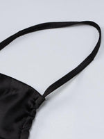 Mini Jurk met V-hals en Zijsplit - Mini Dresses - Jurkjes.co