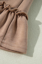 Mini Jurk met Volants en Lange Mouwen - Mini Dresses - Jurkjes.co