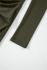 Mini Jurk met Zijsplit en Rimpeling - Mini Dresses - Jurkjes.co