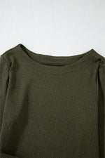 Mini Jurk met Zijsplit en Rimpeling - Mini Dresses - Jurkjes.co