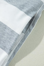 Mini T-shirt jurk met Gestreept Patroon - T Shirt Dresses - Jurkjes.co