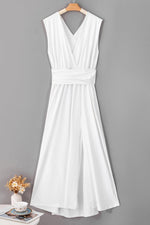 Mouwloze Maxi Jurk met Hoge Split - Maxi Dresses - Jurkjes.co