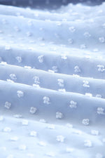 Off-Shoulder Maxi Jurk met Zwitserse Stippen - Maxi Dresses - Jurkjes.co