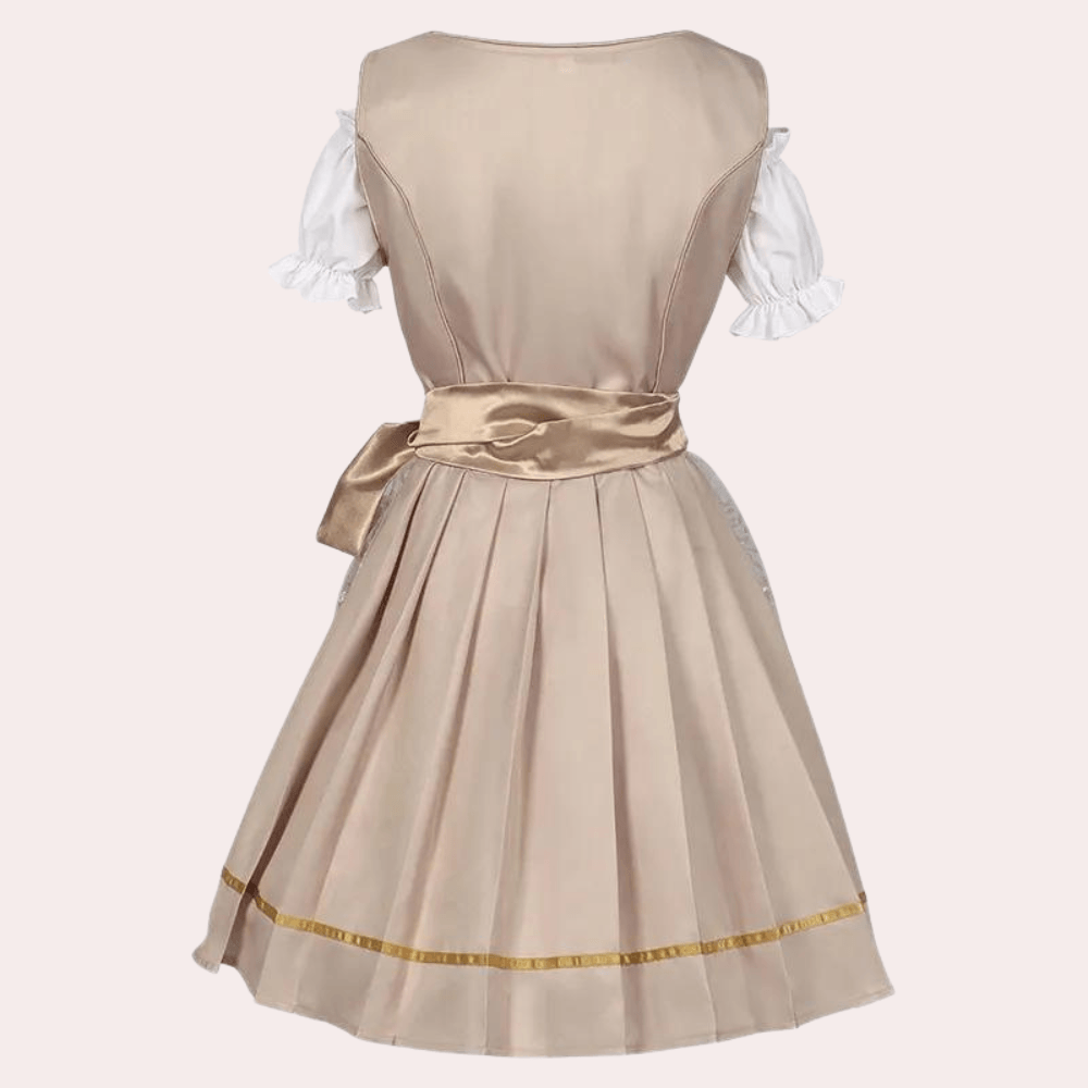 Oktoberfest Jurk met Verstelbare Vetersluiting - Dresses - Jurkjes.co