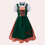 Oktoberfestjurk met Bloemenborduurwerk - Women Summer Dress - Jurkjes.co