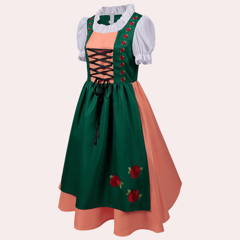 Oktoberfestjurk met Bloemenborduurwerk - Women Summer Dress - Jurkjes.co