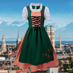 Oktoberfestjurk met Bloemenborduurwerk - Women Summer Dress - Jurkjes.co