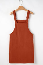 Overall Jurk met Corduroy en Zakken - Mini Dresses - Jurkjes.co