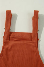 Overall Jurk met Corduroy en Zakken - Mini Dresses - Jurkjes.co