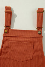 Overall Jurk met Corduroy en Zakken - Mini Dresses - Jurkjes.co