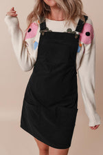 Overall Jurk met Corduroy en Zakken - Mini Dresses - Jurkjes.co