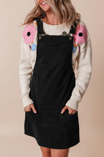 Overall Jurk met Corduroy en Zakken - Mini Dresses - Jurkjes.co