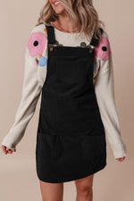 Overall Jurk met Corduroy en Zakken - Mini Dresses - Jurkjes.co