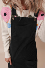 Overall Jurk met Corduroy en Zakken - Mini Dresses - Jurkjes.co