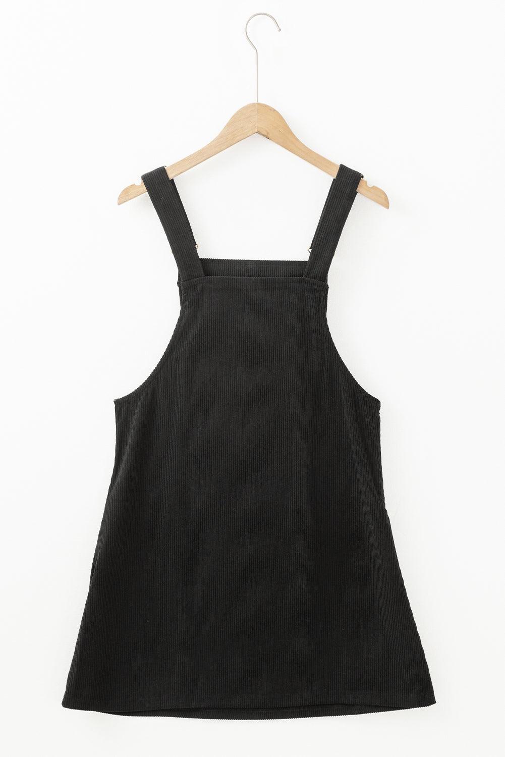 Overall Jurk met Corduroy en Zakken - Mini Dresses - Jurkjes.co