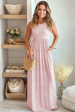 Panterprint Maxi-Jurk met Zakken - Maxi Dresses - Jurkjes.co