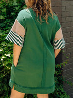 Polo Jurk met Strepen en Kraag - Mini Dresses - Jurkjes.co