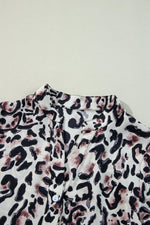 Rokken Jurk met Dierenprint en Ruffles - Mini Dresses - Jurkjes.co