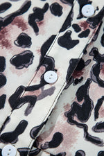 Rokken Jurk met Dierenprint en Ruffles - Mini Dresses - Jurkjes.co
