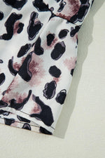 Rokken Jurk met Dierenprint en Ruffles - Mini Dresses - Jurkjes.co