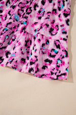 Rokken Jurk met Dierenprint en Ruffles - Mini Dresses - Jurkjes.co