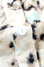 Rokken Jurk met Dierenprint en Ruffles - Mini Dresses - Jurkjes.co