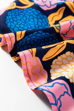 Shift Jurk met Bloemenprint en V-hals - Floral Dresses - Jurkjes.co