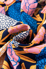 Shift Jurk met Bloemenprint en V-hals - Floral Dresses - Jurkjes.co